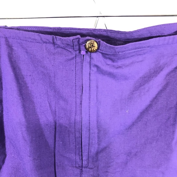 NWT Coline Purple Skirt Multi Color Designs Sz XL - Picture 3 of 7